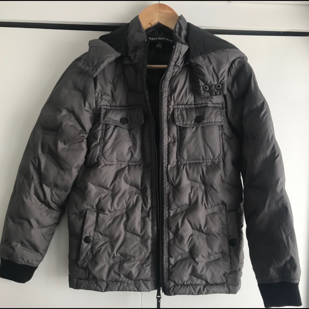 Girls L Urban Republic Gray Jacket